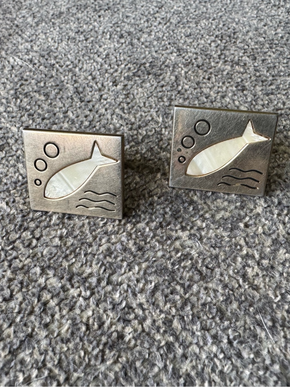 Vintage Swank Modernist Cufflinks